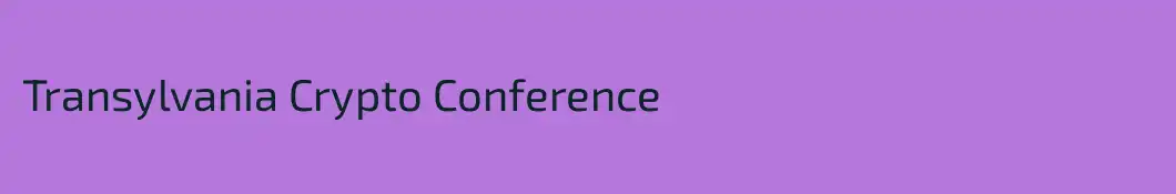 Transylvania Crypto Conference
